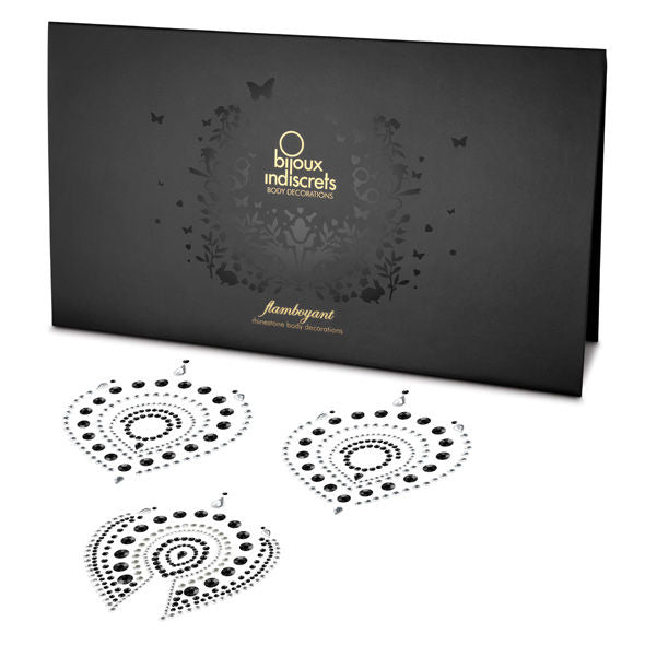 BIJOUX - INDISCRETS FLAMBOYANT ZWART&ZILVER