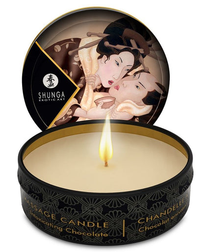SHUNGA - MINI CARESS BY CANDELIGHT CHOCOLATE MASSAGE CANDLE 30 ML SHUNGA - MINI CARESS BY CANDELIGHT CHOCOLATE MASSAGE CANDLE 30 ML