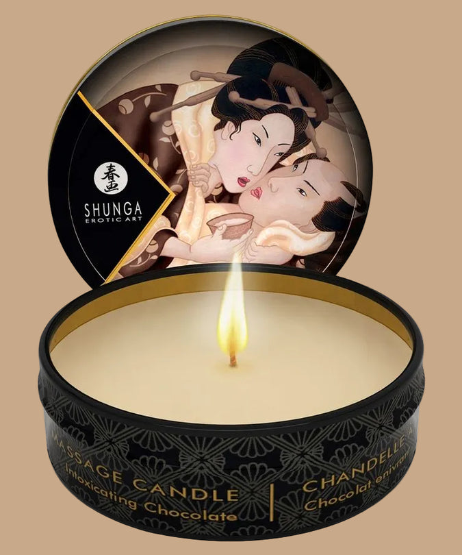 Shunga – Mini Caress by Candlelight Chocolate Massage Candle 30ml