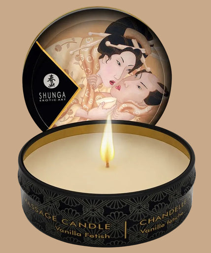 SHUNGA - MINI CARESS BY CANDLELIGHT VANILLE MASSAGEKAARS 30 ML SHUNGA - MINI CARESS BY CANDLELIGHT VANILLE MASSAGEKAARS 30 ML