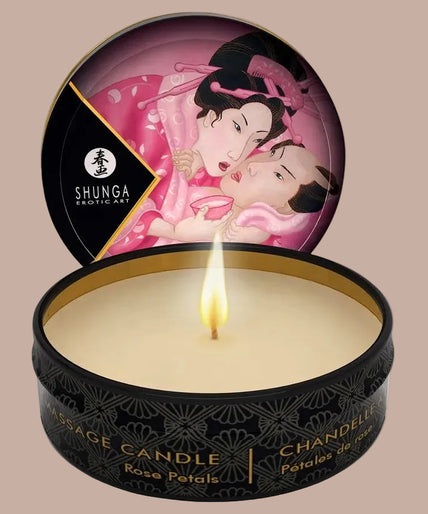 Shunga – Mini Caress by Candlelight Roses Massage Candle 30ml Shunga – Mini Caress by Candlelight Roses Massage Candle 30ml