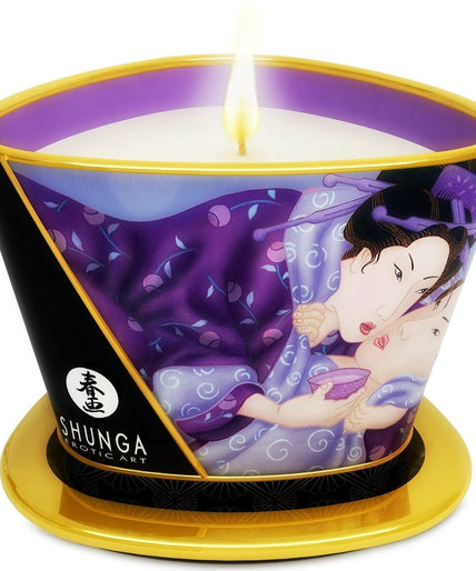 SHUNGA - MINI CARESS BY CANDELIGHT EXOTIC FRUITS MASSAGE CANDLE 170 ML SHUNGA - MINI CARESS BY CANDELIGHT EXOTIC FRUITS MASSAGE CANDLE 170 ML
