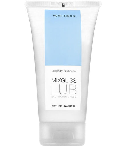 MIXGLISS - NATURAL WATER BASED LUBRICANT 150 ML MIXGLISS - NATURAL WATER BASED LUBRICANT 150 ML
