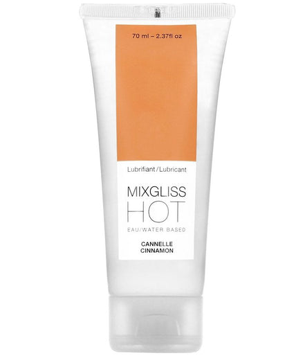 MIXGLISS - HEAT EFFECT LUBRICANT CINNAMON FLAVOR 70ML MIXGLISS - HEAT EFFECT LUBRICANT CINNAMON FLAVOR 70ML
