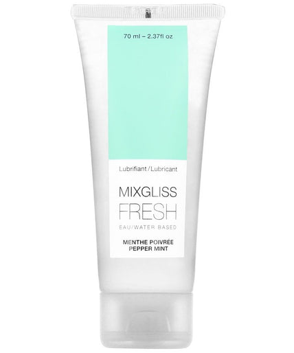 MIXGLISS - WATER BASED LUBRICANT EFFECT COLD MINT FLAVOR 70 ML MIXGLISS - WATER BASED LUBRICANT EFFECT COLD MINT FLAVOR 70 ML