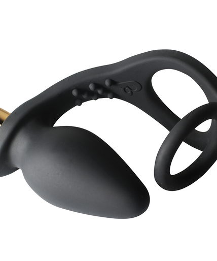 Rocks-Off – Ro-Zen Prostate Stimulator with Double Cock Ring Rocks-Off – Ro-Zen Prostate Stimulator with Double Cock Ring