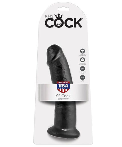 KING COCK - 9 DILDO BLACK 22.9 CM KING COCK - 9 DILDO BLACK 22.9 CM