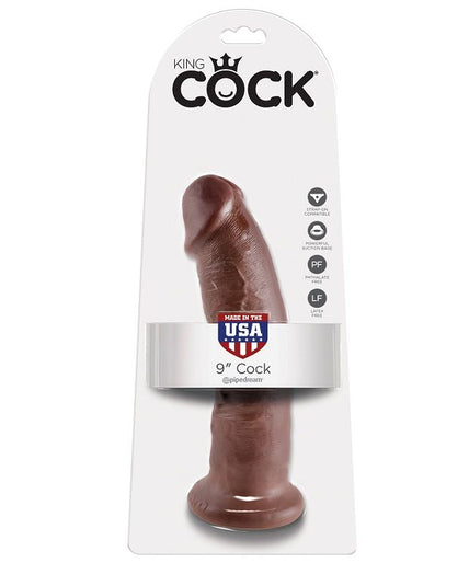 KING COCK - 9 DILDO BROWN 22.9 CM KING COCK - 9 DILDO BROWN 22.9 CM