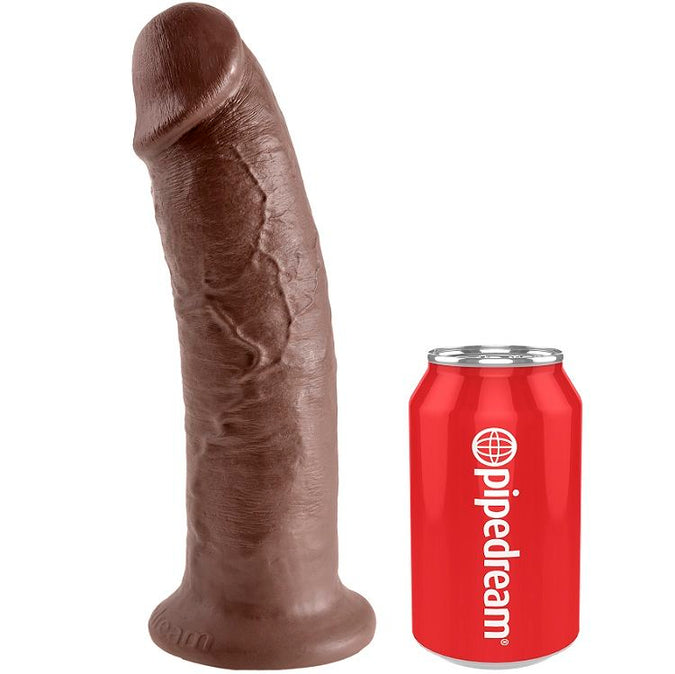 KING COCK - 10 DILDO BRUIN 25.4 CM