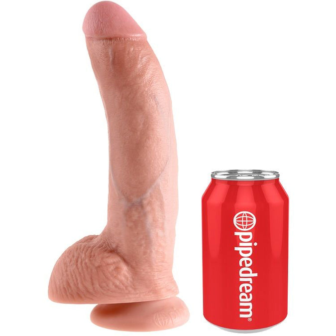 King Cock – 9 Dildo with Balls Flesh 22.9 cm