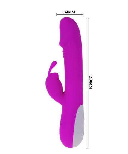 PRETTY LOVE - FLIRTATION ROBERT VIBRATOR WITH CLITORIS STIMULATOR PRETTY LOVE - FLIRTATION ROBERT VIBRATOR WITH CLITORIS STIMULATOR