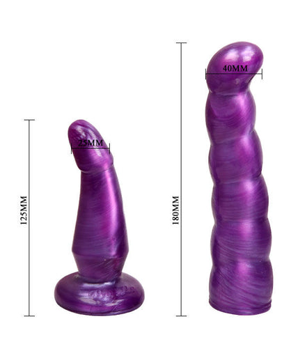 BAILE - LILAC FEMALE ANAL AND VAGINAL HARNESS GPOINT 17 CM BAILE - LILAC FEMALE ANAL AND VAGINAL HARNESS GPOINT 17 CM