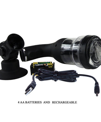 BAILE - ROTATION LOVER AUTOMATIC MASTURBATOR WITH SUPPORT BAILE - ROTATION LOVER AUTOMATIC MASTURBATOR WITH SUPPORT