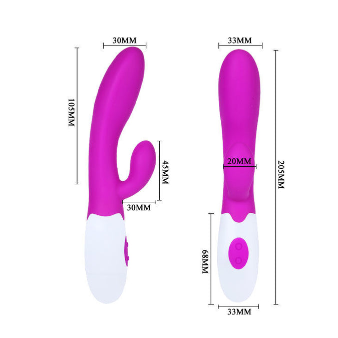 Pretty Love – Flirtation Alvis Vibrator With Clitoris Stimulator