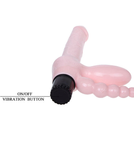 BAILE - TPR ROPELESS HARNESS WITH VIBRATION AND ANAL STIMULATION 25.4 CM BAILE - TPR ROPELESS HARNESS WITH VIBRATION AND ANAL STIMULATION 25.4 CM