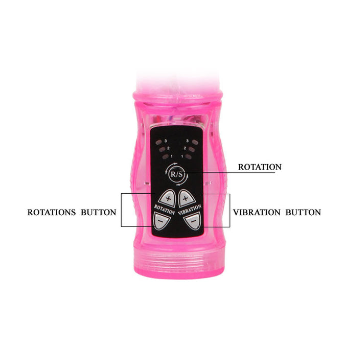 BAILE - ROZE KONIJN MINI ROTATOR SUPERSTIMULATOR