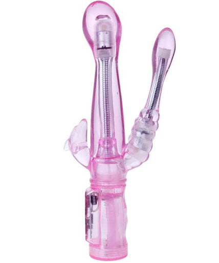 Baile – Flexibele Vibrator Met Anale Stimulator Baile – Flexibele Vibrator Met Anale Stimulator