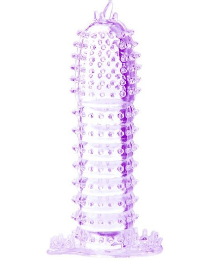 Baile – Penis Sheath With Stimulating Points Purple 14 CM Baile – Penis Sheath With Stimulating Points Purple 14 CM