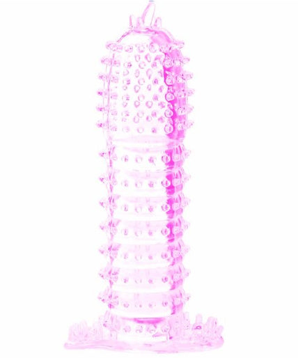 BAILE - PENIS SHEATH WITH PINK STIMULATING POINTS 14 CM BAILE - PENIS SHEATH WITH PINK STIMULATING POINTS 14 CM