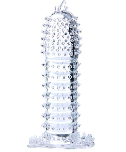 BAILE - PENIS SHEATH WITH TRANSPARENT STIMULATING POINTS 14 CM BAILE - PENIS SHEATH WITH TRANSPARENT STIMULATING POINTS 14 CM