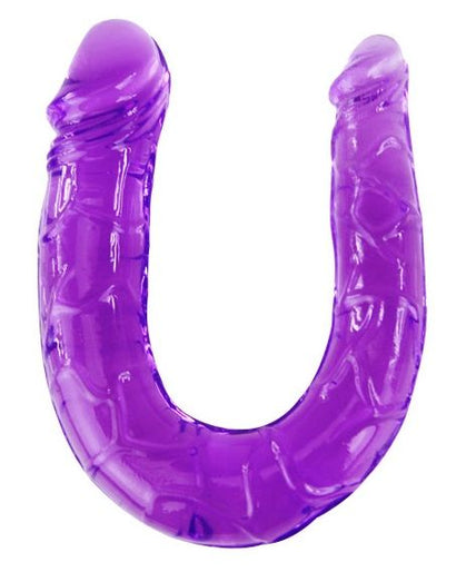 BAILE - DOUBLE DILDO IN LILAC FLEXIBLE JELLY BAILE - DOUBLE DILDO IN LILAC FLEXIBLE JELLY