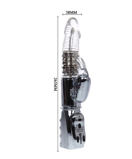 BAILE - AMOUR MISSILE TRANSPARENT ROTATOR 26.5 CM BAILE - AMOUR MISSILE TRANSPARENT ROTATOR 26.5 CM