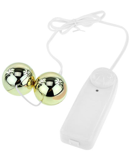 BAILE - GOLDEN CHINESE BALLS VIBRATOR BAILE - GOLDEN CHINESE BALLS VIBRATOR