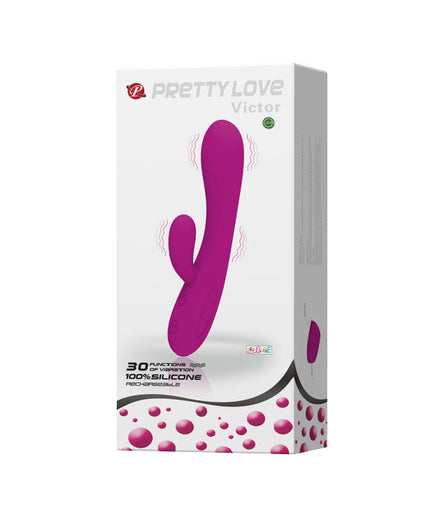 PRETTY LOVE - SMART VICTOR VIBRATOR WITH CLITORIS STIMULATOR PRETTY LOVE - SMART VICTOR VIBRATOR WITH CLITORIS STIMULATOR