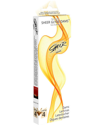 SHEER GLYDE - BEFDOEKJES LATEX ORALE SEKS VANILLE SHEER GLYDE - BEFDOEKJES LATEX ORALE SEKS VANILLE