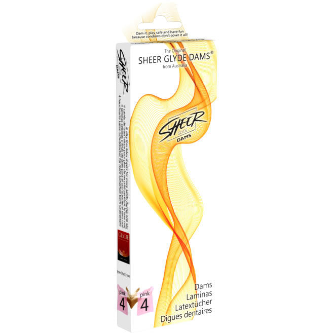 Sheer Glyde – Dams Latex Orale Seks Aardbei