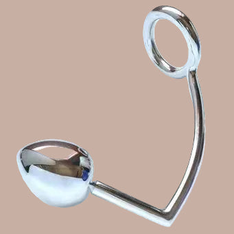 Metal Hard – Cock Ring with Anal Hook 45mm – Stainless Steel Metal Hard – Cock Ring with Anal Hook 45mm – Stainless Steel
