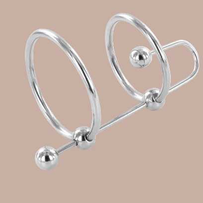 Metal Hard – Extreme Cock Ring With Urethral Stop