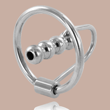 Metal Hard – Gland Ring With Urethral Plug 28mm – Stainless Steel Metal Hard – Gland Ring With Urethral Plug 28mm – Stainless Steel