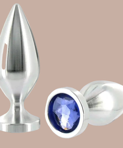 Metal Hard – Anal Plug Aluminum Crystal Large 10.16cm – Aluminium Metal Hard – Anal Plug Aluminum Crystal Large 10.16cm – Aluminium