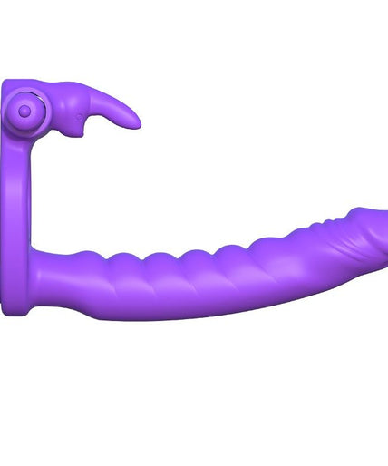 FANTASY C-RINGZ - SILICONE DOUBLE VIBRATOR RABBIT FANTASY C-RINGZ - SILICONE DOUBLE VIBRATOR RABBIT