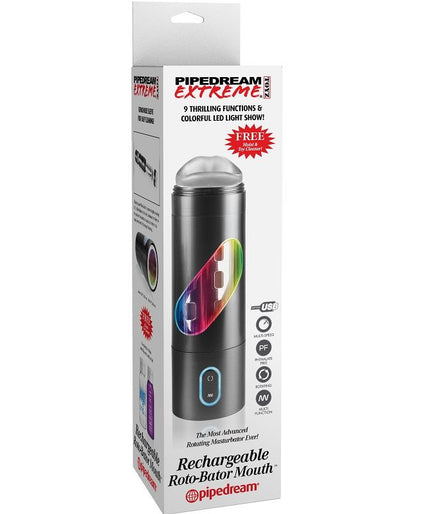 EXTREME TOYZ - ROTO BATOR USB MALE MASTURBATOR MOUTH EXTREME TOYZ - ROTO BATOR USB MALE MASTURBATOR MOUTH