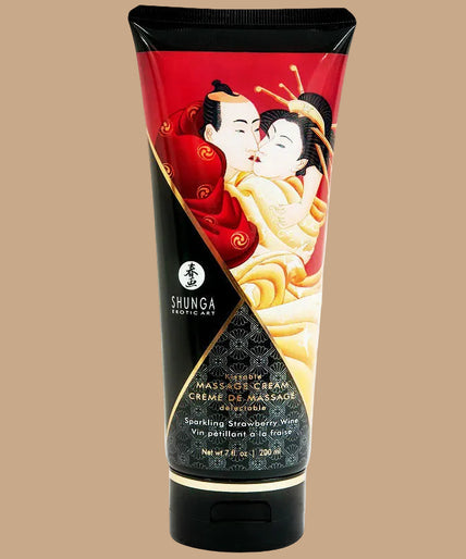 Shunga – Strawberry & Cava Massage Cream 200ml Shunga – Strawberry & Cava Massage Cream 200ml