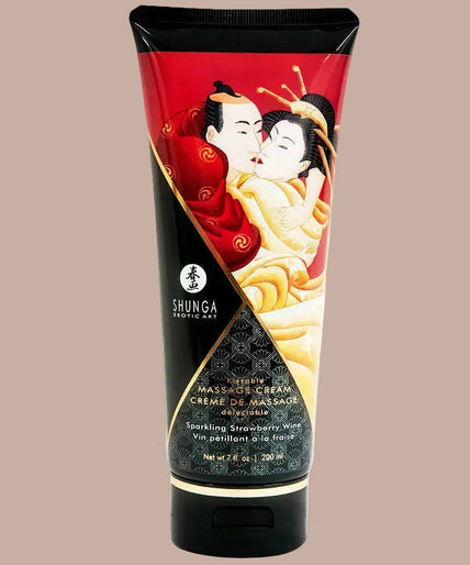 Shunga – Strawberry & Cava Massage Cream 200ml Shunga – Strawberry & Cava Massage Cream 200ml