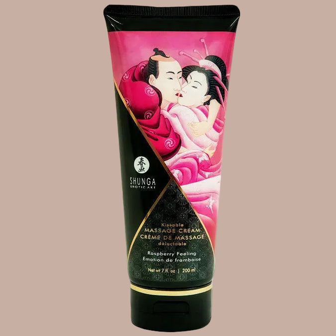Shunga – Framboos Massagecrème 200ml
