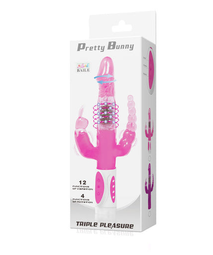 BAILE - PRETTY BUNNY TRIPLE VIBRATOR ROTATOR BAILE - PRETTY BUNNY TRIPLE VIBRATOR ROTATOR