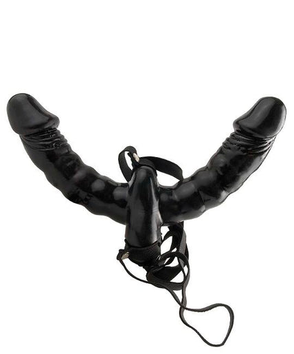 FETISH FANTASY SERIES - VIBRATING DOUBLE DELIGHT STRAP-ON. FETISH FANTASY SERIES - VIBRATING DOUBLE DELIGHT STRAP-ON.