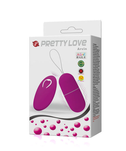PRETTY LOVE - VIBRATING EGG ARVIN REMOTE CONTROL 12V PRETTY LOVE - VIBRATING EGG ARVIN REMOTE CONTROL 12V
