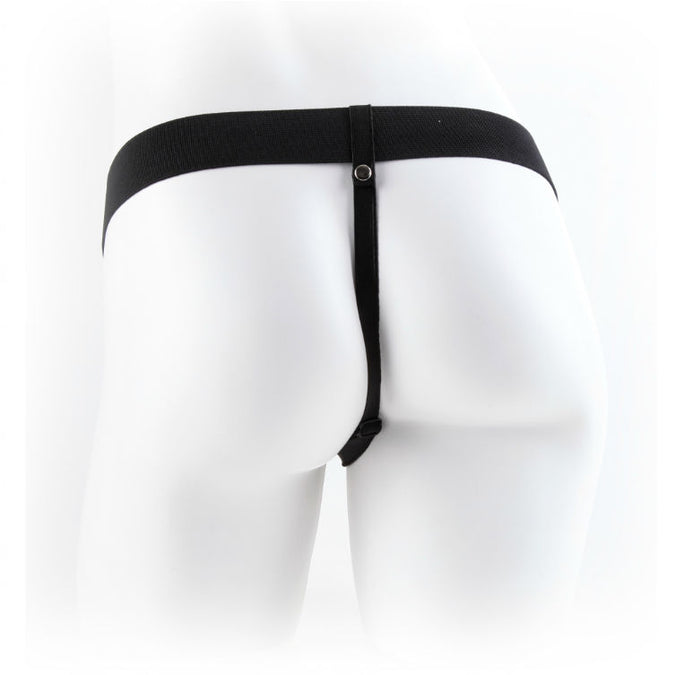 FETISH FANTASY SERIES - SERIE 9 HOLLE STRAP-ON MET BALLEN 22.9CM BRUIN