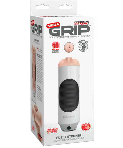 EXTREME TOYZ - PIPEDREAM MEGA GRIP VAGINA MASTURBATOR VIBRATOR EXTREME TOYZ - PIPEDREAM MEGA GRIP VAGINA MASTURBATOR VIBRATOR