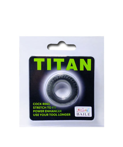 BAILE - TITAN COCKRING BLACK GREEN 2 CM BAILE - TITAN COCKRING BLACK GREEN 2 CM
