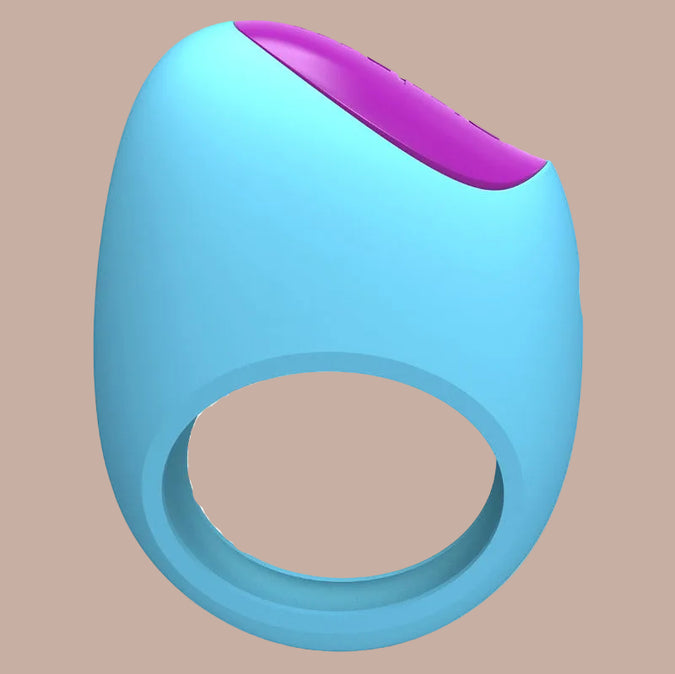 LELO – PICOBONG Remoji Lifeguard Vibrating Ring – Blue - by Pleasurements