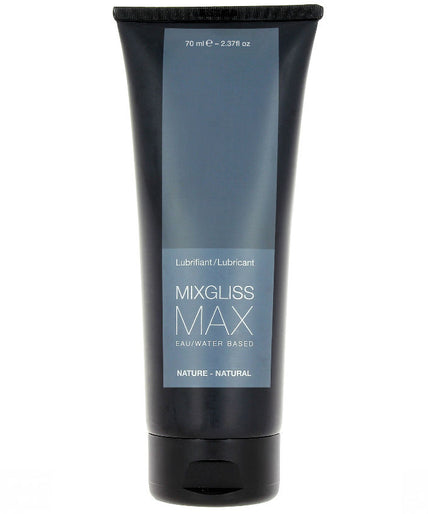 MIXGLISS - MAX NATURAL WATER-BASED ANAL LUBRICANT 70 ML MIXGLISS - MAX NATURAL WATER-BASED ANAL LUBRICANT 70 ML