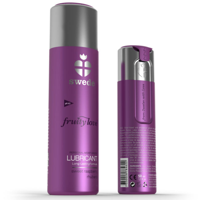 Swede – Fruitige Love Glijmiddel Framboos Rabarber 50 ml