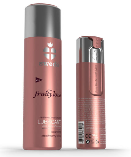 Swede – Fruity Love Lubricant Sparkling Strawberry Wine 50 Ml Swede – Fruity Love Lubricant Sparkling Strawberry Wine 50 Ml