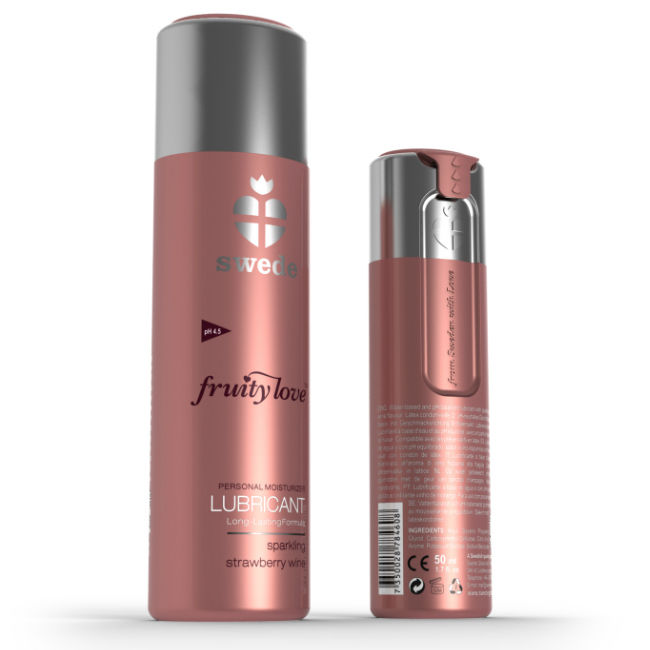 Swede – Fruity Love Lubricant Sparkling Strawberry Wine 50 Ml